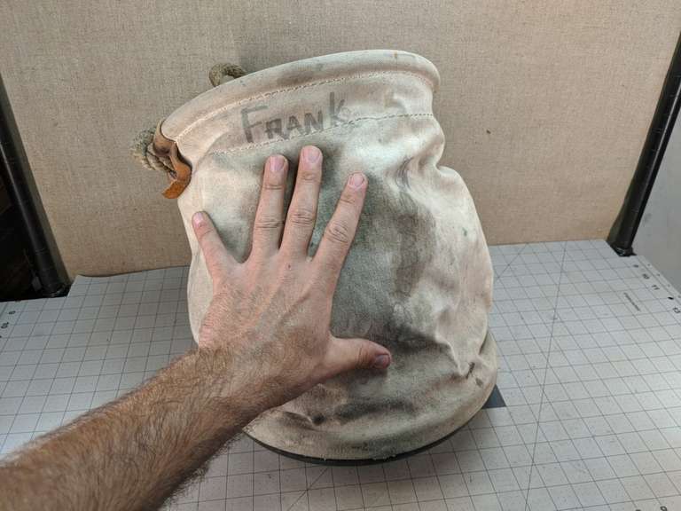 Canvas Nail Bag Bid On Estates