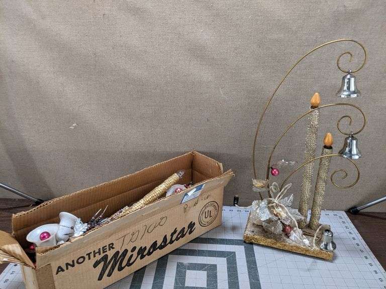 Electric christmas logs