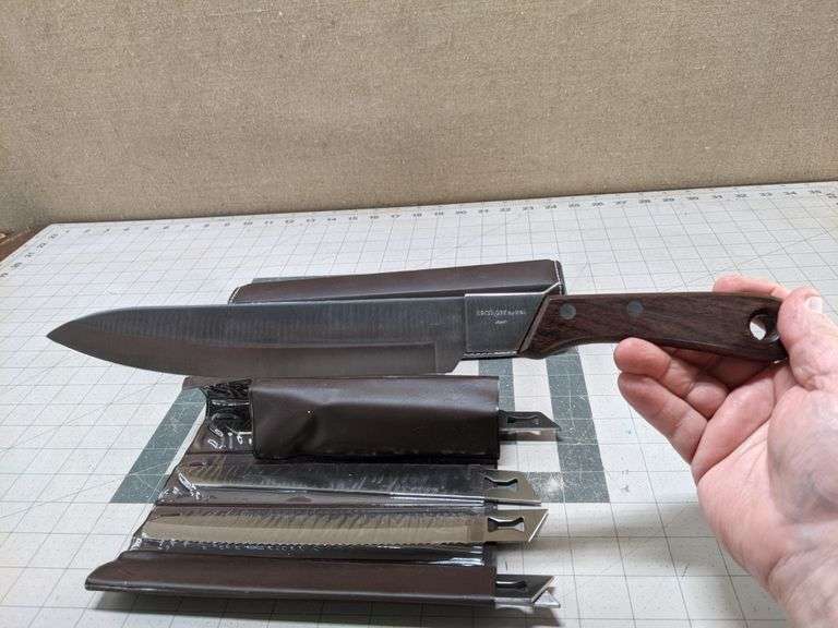 KERSHAW KAI KNIFE WITH INTERCHANGEABLE BLADES Bid On Estates Auction