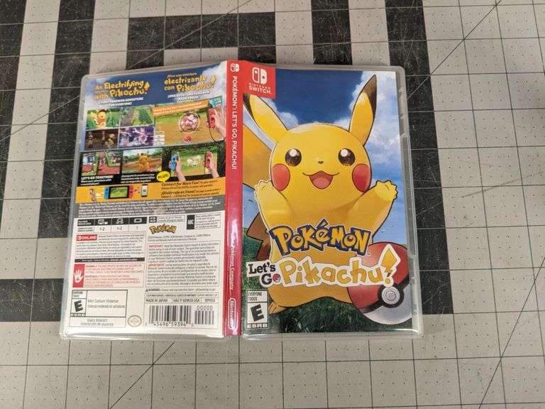 Nintendo Switch Pokemon Let's Go Pikachu Bid On Estates Auction Services