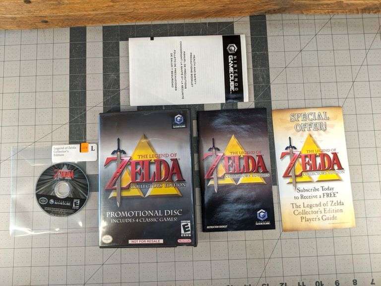Gamecube Legend of Zelda, Collector's Edition Bid On Estates Auction