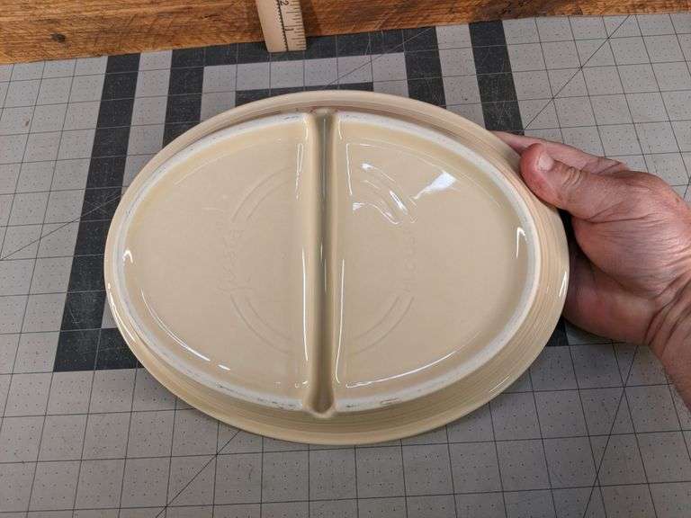 FIESTA DIVIDED BOWL AND SERVING PLATTERS Bid On Estates