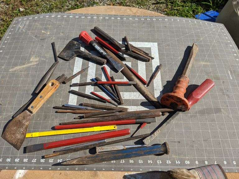 Chisels and Punches Bid On Estates Auction Services