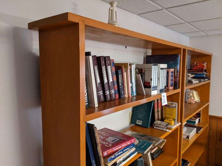 2 Bookshelves (no contents included) Bid On Estates Auction Services