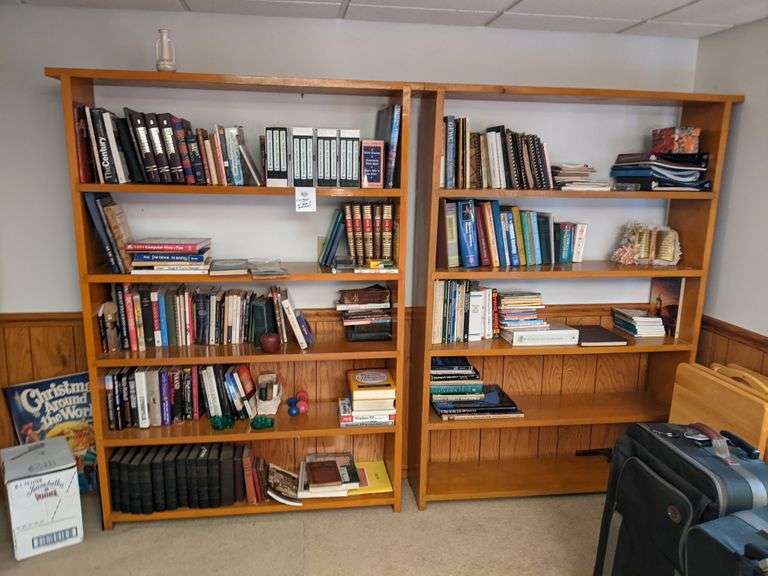 2 Bookshelves (no contents included) Bid On Estates Auction Services