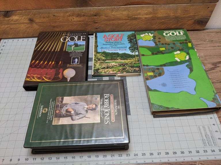 Golf Instructional VHS Tapes, Book, Board Game Bid On Estates Auction