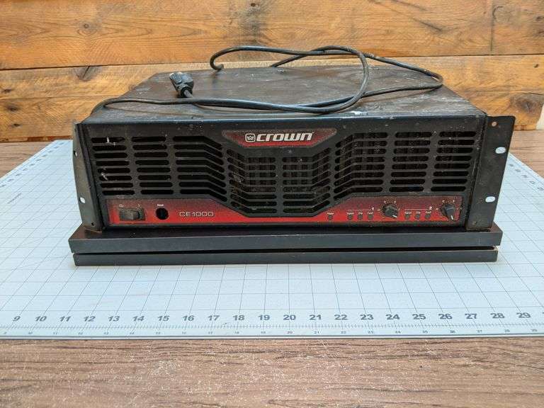 Crown CE1000 Power Amp (not tested) Bid On Estates Auction Services