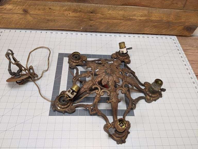 Edwardian Era Chandelier Bid On Estates Auction Services