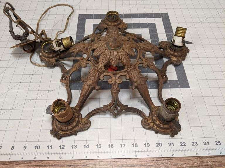 Edwardian Era Chandelier Bid On Estates Auction Services