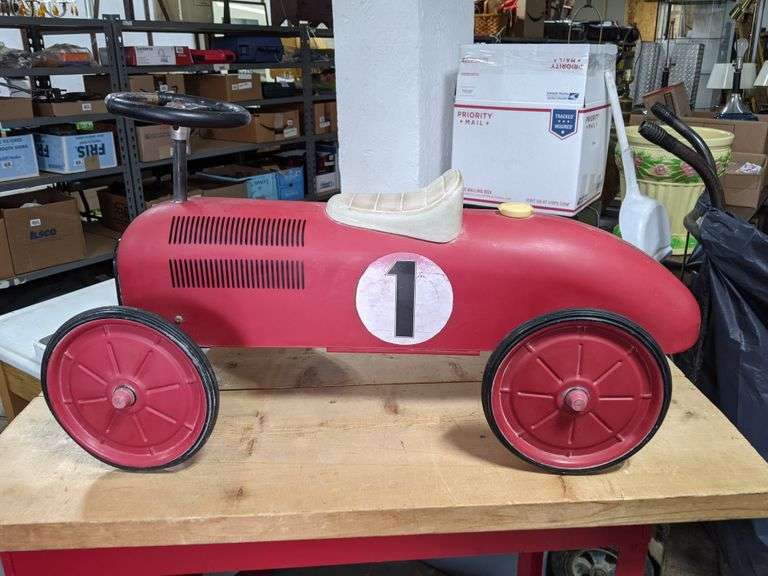 Metal Body Ride-On Race Car - Bid On Estates
