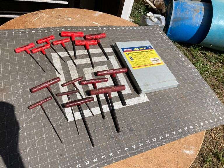 Hex Wrenches. Blue Point Metric T Handle, Craftsman SAE, Eklind Allen