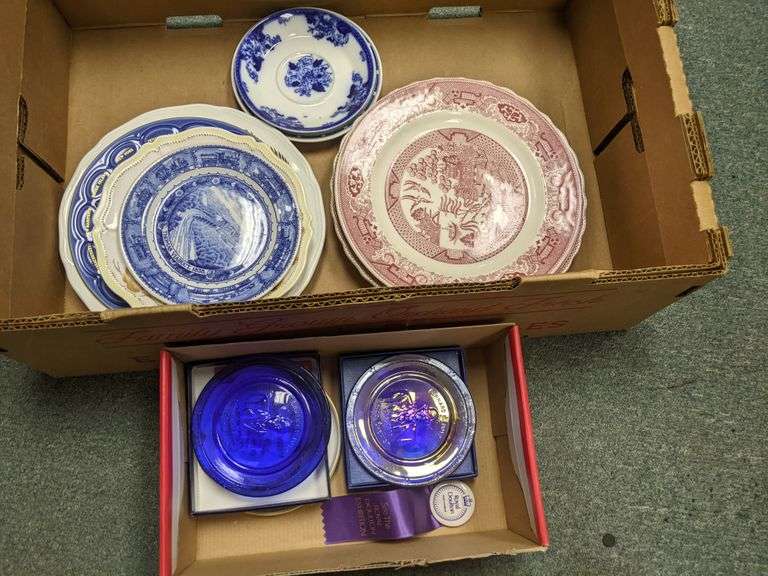 Historical Plates, many are early Bid On Estates Auction Services
