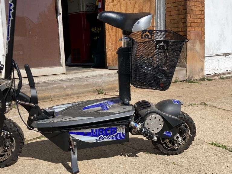 Off Road Electric Scooter, Uber Scoot, Puzey Design (read description) Bid On Estates Auction