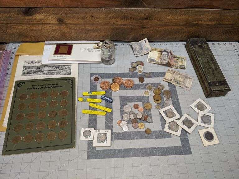 1883 and 36 Nickels, Duquesne Pilsener Lucky Penny, Foreign Currency