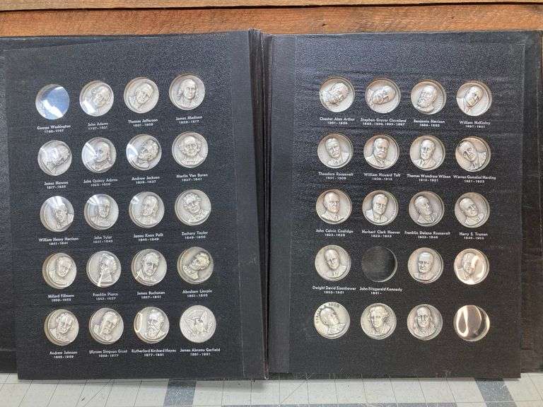 .999 Pure Silver Medallions. US Presidents. 37x (weighed 1 which was .8