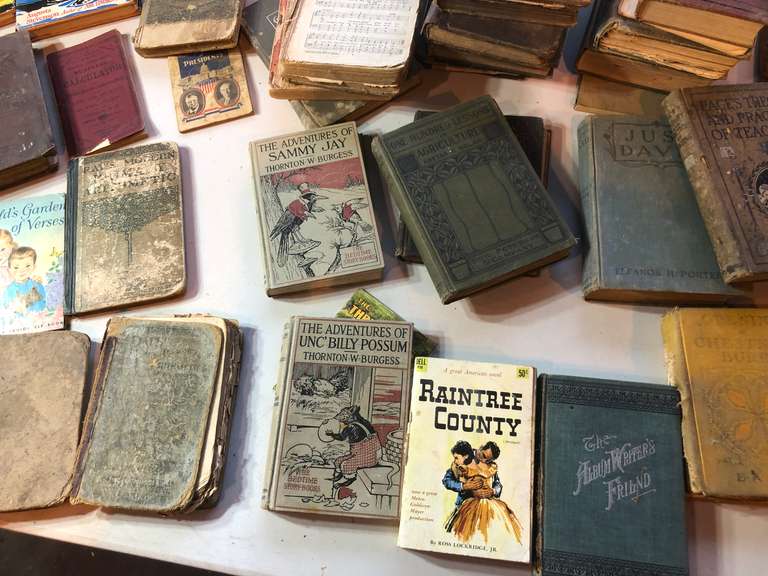 Lot of 53 Antique Books