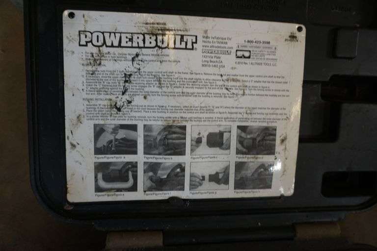 Powerbuilt 11pc upper control arm bushing service set Auctions