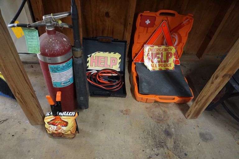 Fire Extinguisher, Emergency Kit, Fire Pit Auctions
