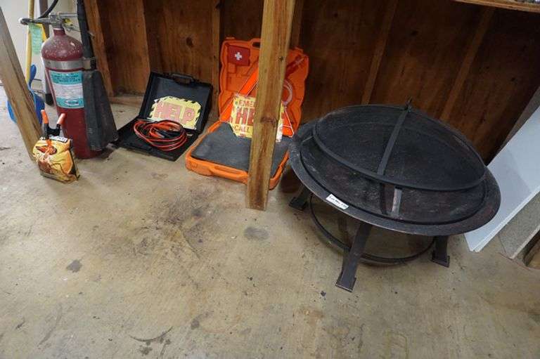 Fire Extinguisher, Emergency Kit, Fire Pit Auctions