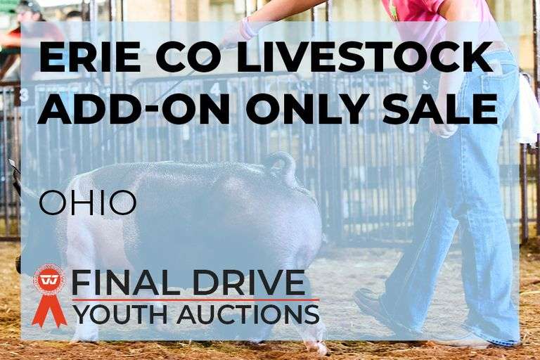 Erie Co Livestock Add-On ONLY Sale - Ohio