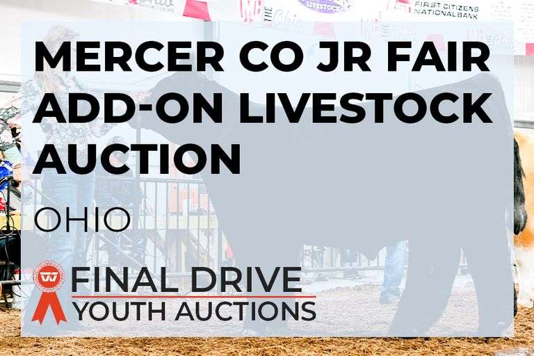 Mercer Co Jr Fair Add-On Livestock Auction - Ohio