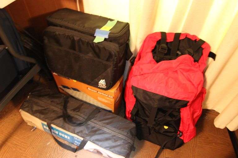 BASEMENT Camping Queen size air bed. Nordic Dome Tent 10x8. Artic zone