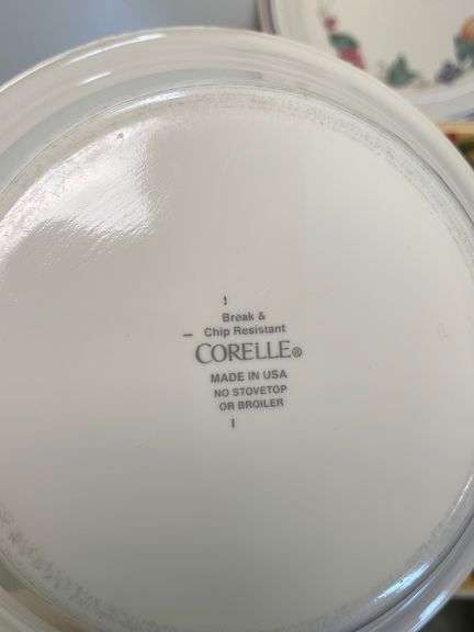 Lot of dishes and bowls. Includes some corelle