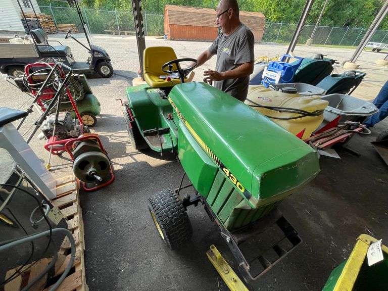 JOHN DEERE MOWERS AND CART CIS Auctions