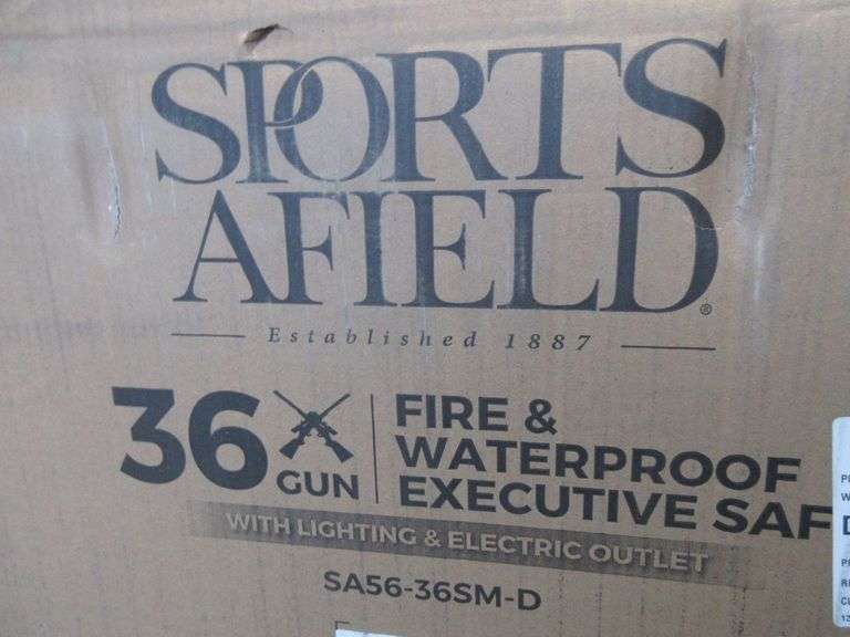 Sports Afield 36Gun Fire And Waterproof Executive Safe Prime Time