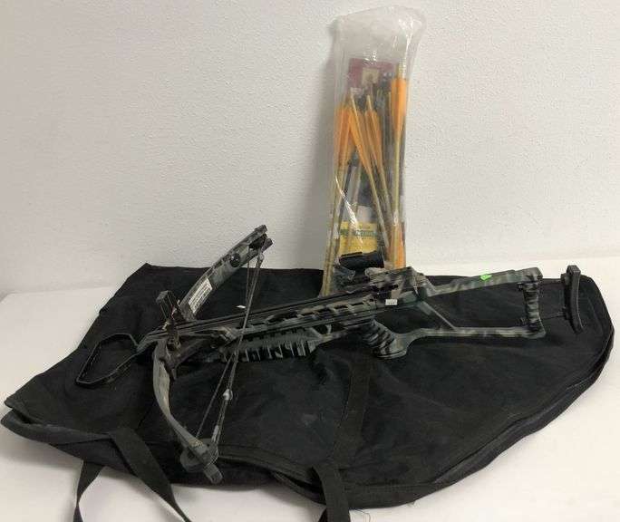 RC150 Compound Bow with Arrows and Case Prime Time Auctions