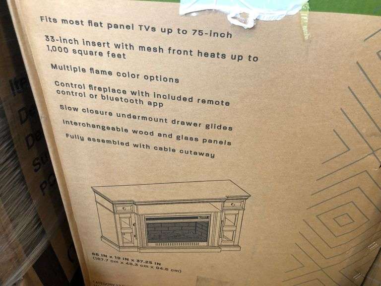 Manhattan Fireplace Console Prime Time Auctions, Inc.