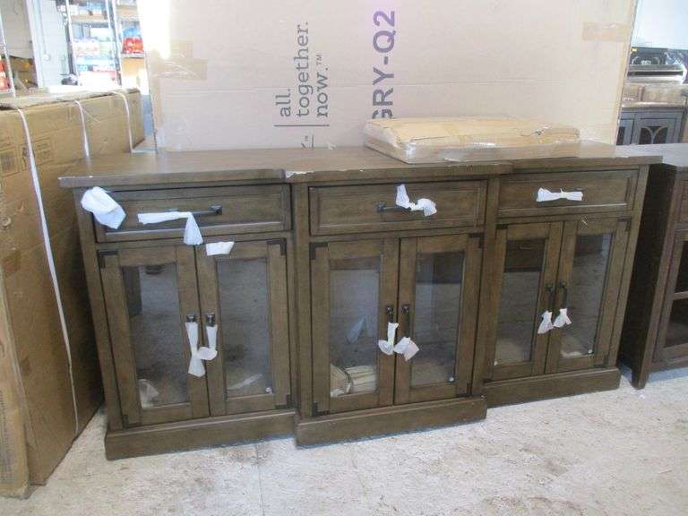 Damaged TV Console Prime Time Auctions, Inc.