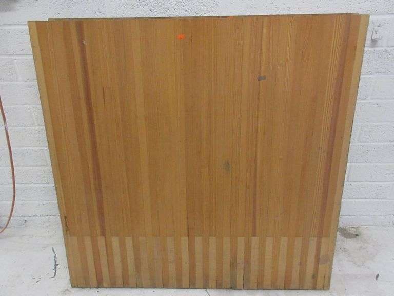 2) 42" x 41" Butcher Block Slabs Prime Time Auctions, Inc.