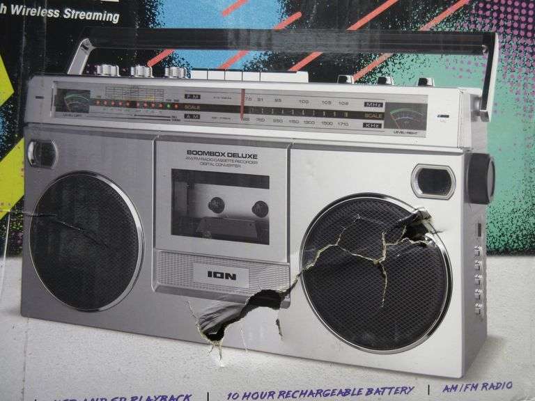 Ion Boombox Deluxe * Prime Time Auctions, Inc.