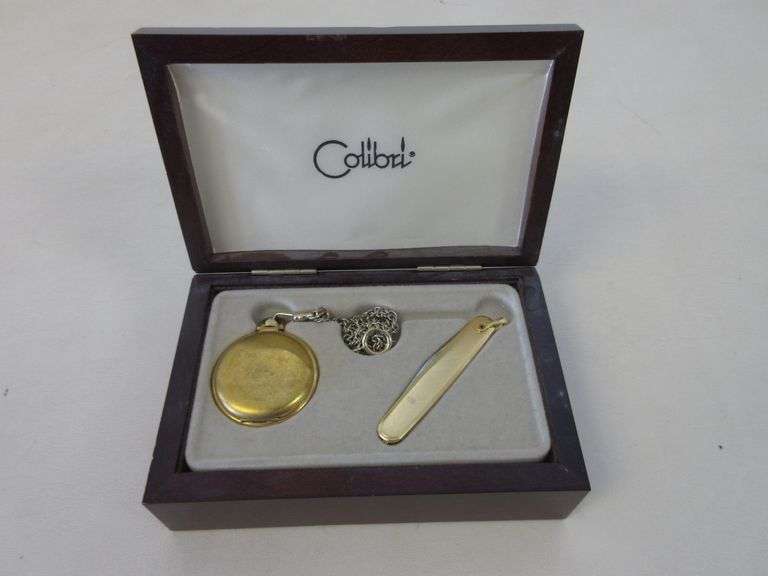 Colibri Pocket Watch and Pocket Knife Prime Time Auctions, Inc.