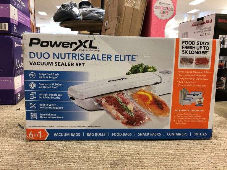 PowerXL Vacuum Sealer Prime Time Auctions, Inc.