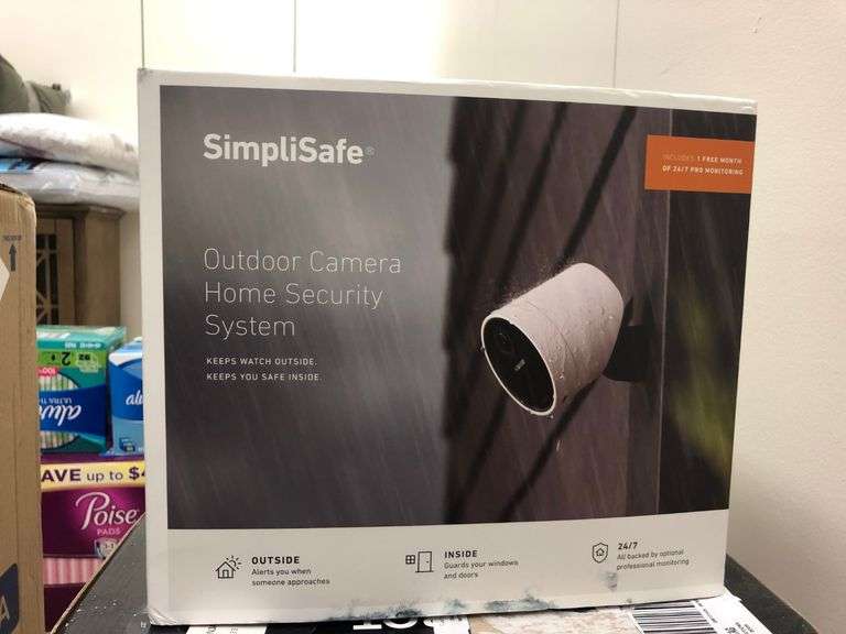 Simplisafe Outdoor Camera Home Security System Prime Time Auctions, Inc.