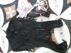 Beaded Vest, Leather Gloves, Pearl Necklace, Handkerchiefs, Glasses, Watch