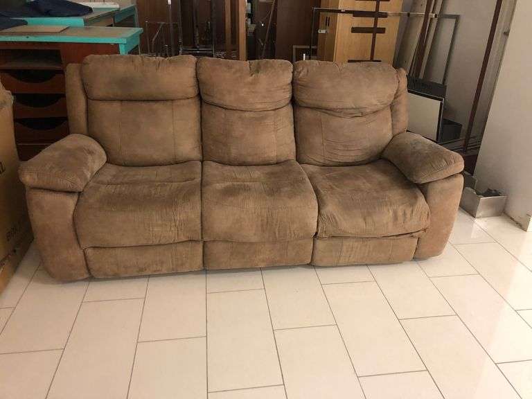 Tan Couch Prime Time Auctions, Inc.