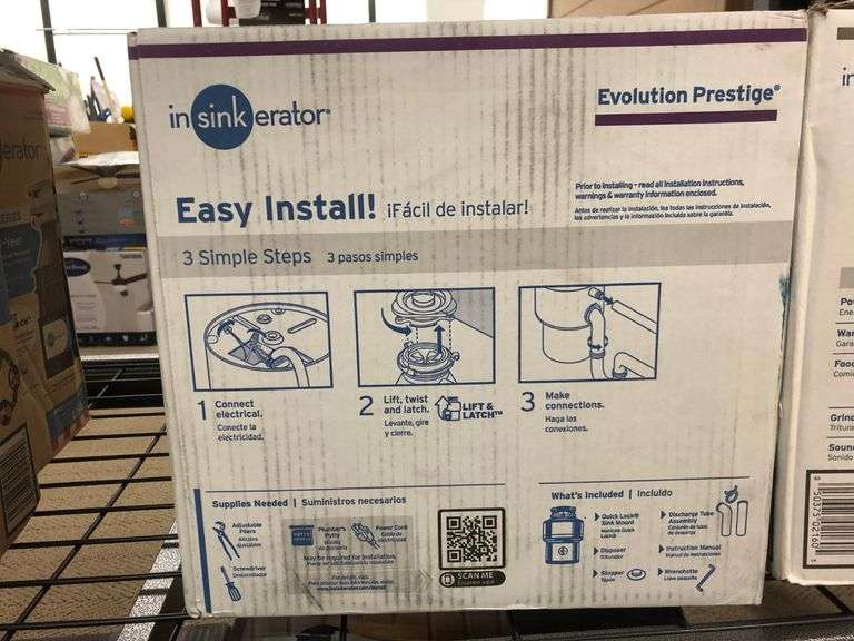 2) Insinkerator Garbage Disposals Prime Time Auctions, Inc.