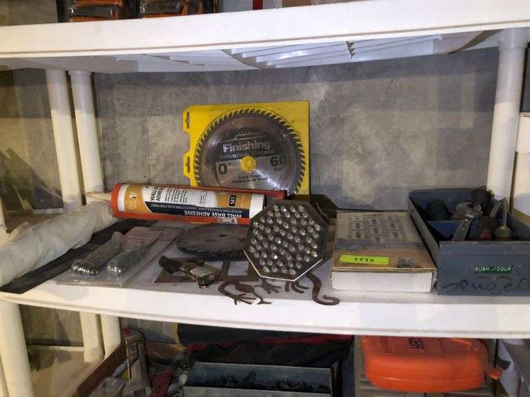 Saw Blades, Wall Base Adhesive, Wrench, Screw Drivers, Wicker Floor