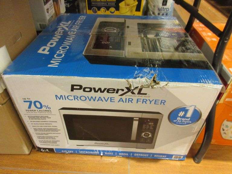 PowerXL Microwave Air Fryer Prime Time Auctions, Inc.