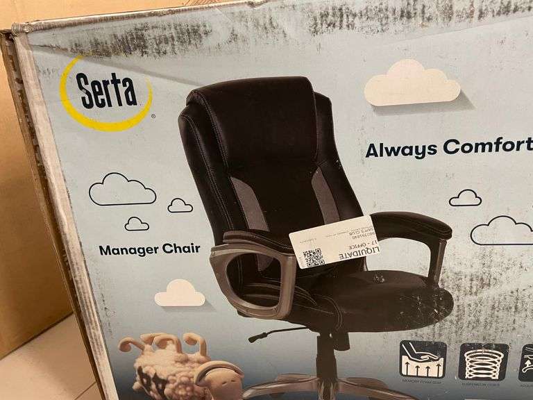 Serta Manager Chair Prime Time Auctions, Inc.
