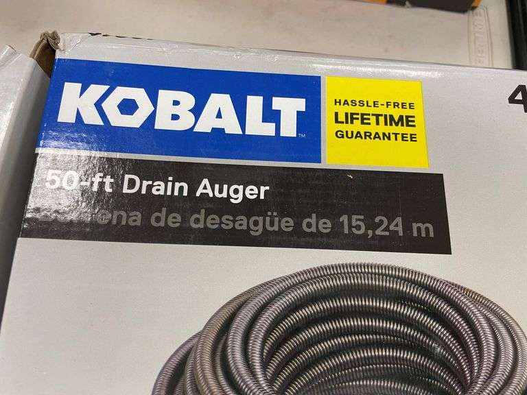 Kobalt 50' Drain Auger Prime Time Auctions, Inc.