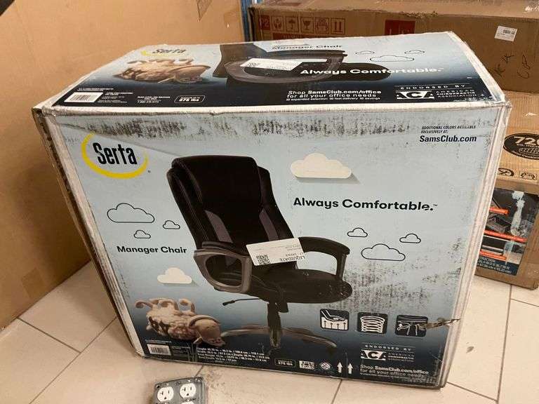 Serta Manager Chair Prime Time Auctions, Inc.