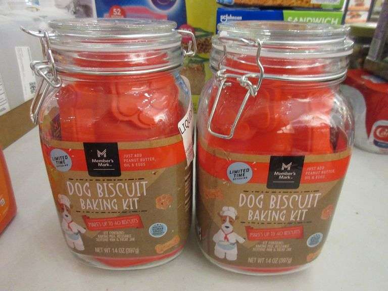 2) Dog Biscuit Baking Kits, Hip and Joint Support Prime Time Auctions