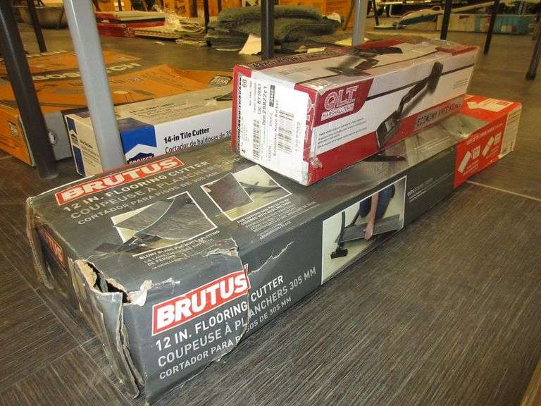 Brutus 12" Flooring Cutter, QLT Marshalltown Knee Kicker Prime Time