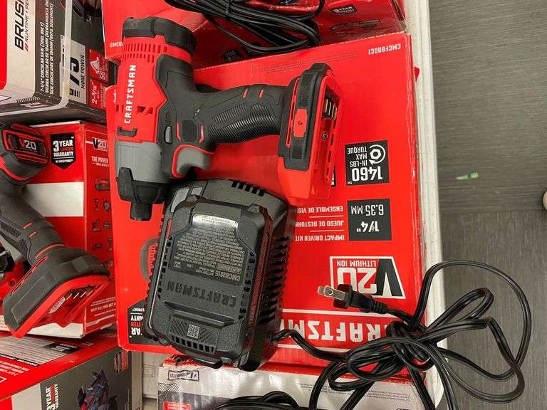 Craftsman V20 Impact Driver Kit Includes Battery and Charger Prime