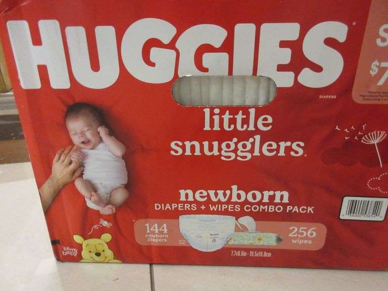 Huggies Newborn Diapers and Wipes Combo Pack Prime Time Auctions, Inc.
