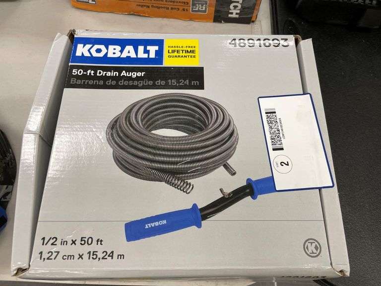 Kobalt 50' Drain Auger Prime Time Auctions, Inc.